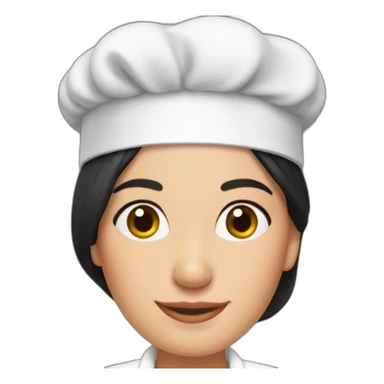 Monica geller with chef hat sticker