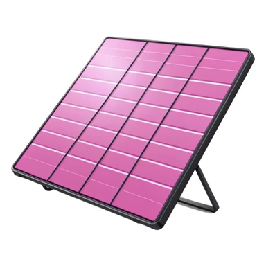 Pink solar panels  sticker