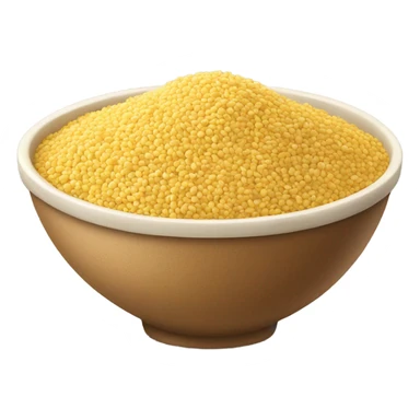millet in a bowl sticker