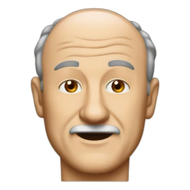 gene hackman sticker