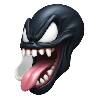 venom tongue sticker