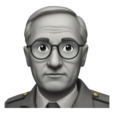 soviet engineer diplomat full scale photoealistic serious sticker