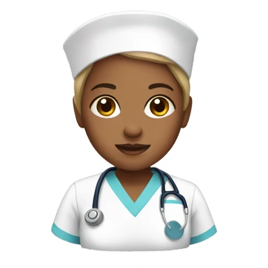 Nurse girl sticker