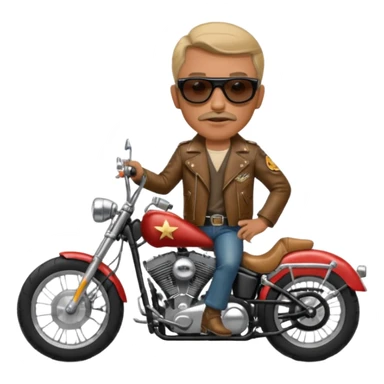 easy rider breaker morant on chopper motorcycle sticker