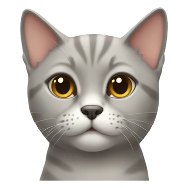 britiah short hair cat  sticker
