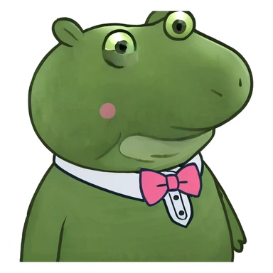 ￼ preppy Peppa Pig sticker