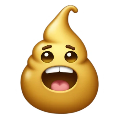 golden poop sticker
