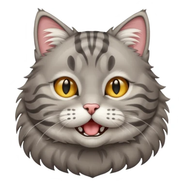 Create a mewing cat emoji sticker