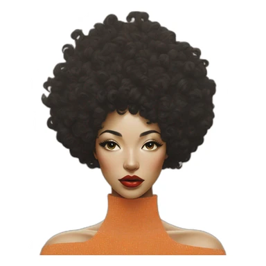 (art by Victor Moscoso0. 7) , (art by Hayv Kahraman0. 9) , (art by Arthur Adams0. 8) . High fashion, trendy, stylish, editorial, magazine style, professional, highly detailed sticker