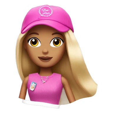 Barbie traveling sticker