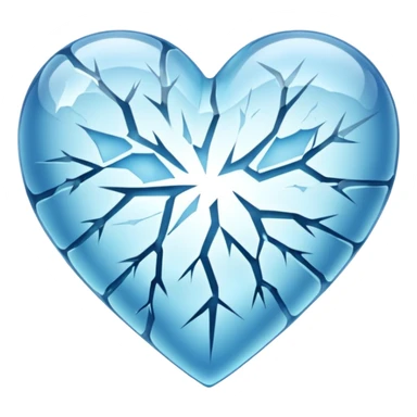 Corazón congelado sticker