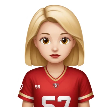 49ers girl sticker
