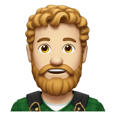 Irishman with a Scottish twist  sticker