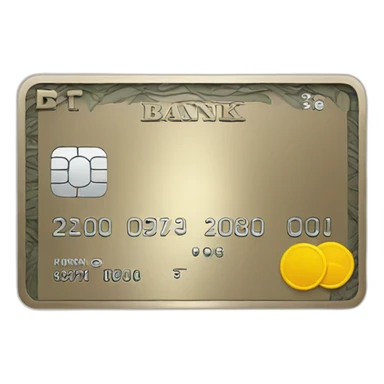 Bank Card sticker