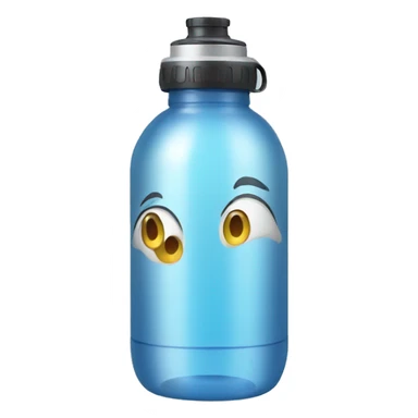 Water bottle apple emoji  sticker