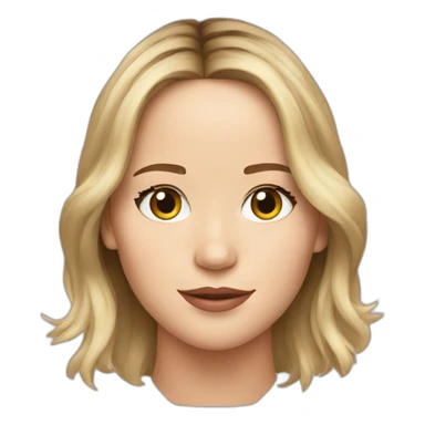 jennifer lawrence wearing tank top sticker