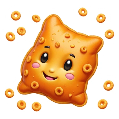 cheesy cheeto puffs sticker