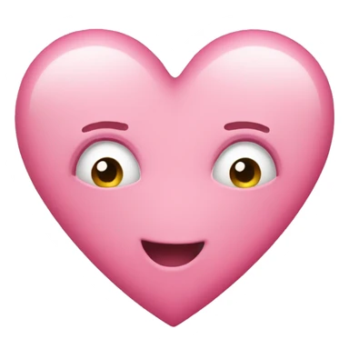 pink heart sticker