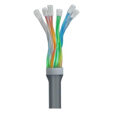 Fiber optic wire sticker