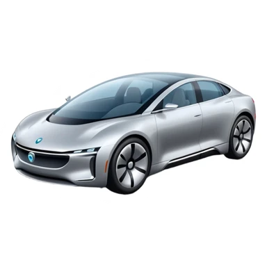 luxury future self driving car sticker