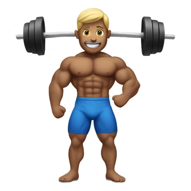 Bodybuilder with “For-Way” sign sticker