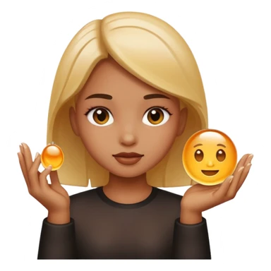 Girl with resin sticker