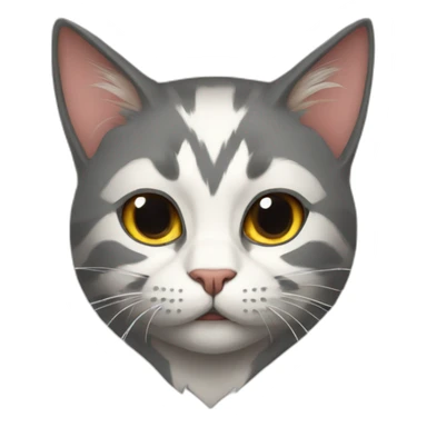 A super hero cat sticker