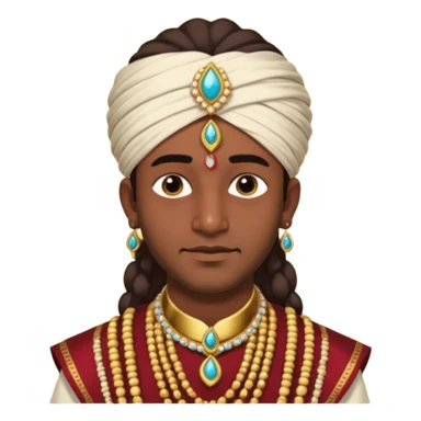 1600's Indian male sticker