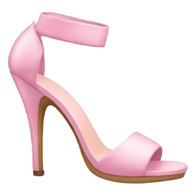 Pink heel sticker