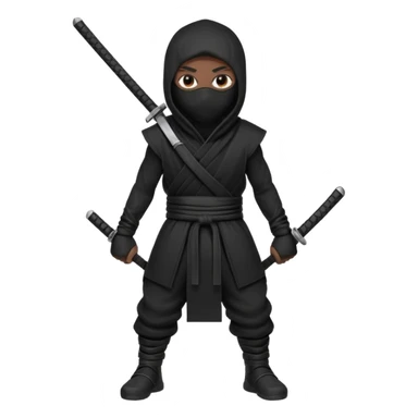 Ninja emoji Rick owens  sticker