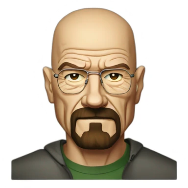 walter white breaking bad sticker