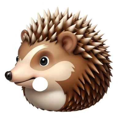 a hedgehog  sticker