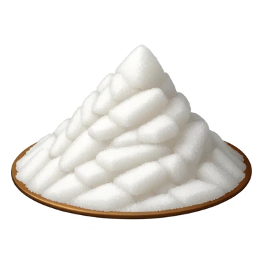 White sugar sticker