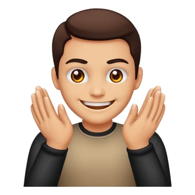 Evil smile rubbing hands together sticker