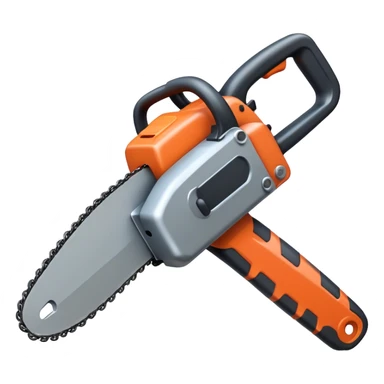 chain saw sticker