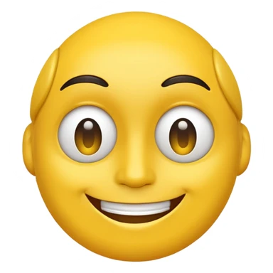 Clube yellow with a face sticker