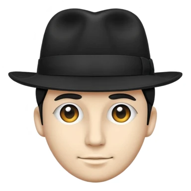 And a white stripe Black Fadora with no man or face or assecorys sticker