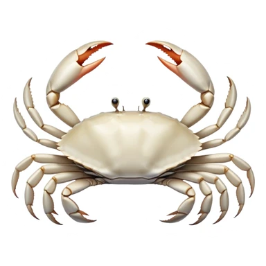 White crab sticker
