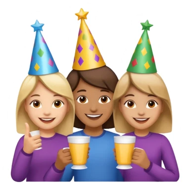 Cheers with the cups sticker