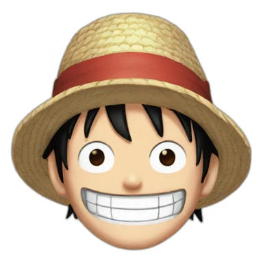 One piece luffy sticker