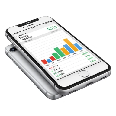 Iphone trading charts sticker