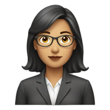 periodista mujer joven sticker