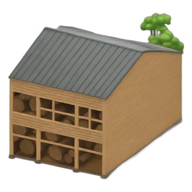 modern lumber factory sticker