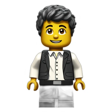 Lego boy sticker