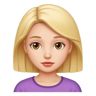 realistic portrait of girl sticker