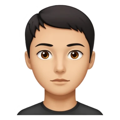 A person who has the sharpest jawline sticker