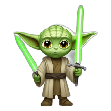 young-yoda-with-sword sticker