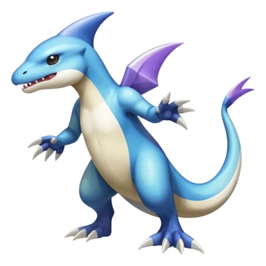 Shiny Koraidon-Latios-Marowak-Gabite-Fakémon-hybrid-creature (full body)  sticker
