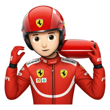 Scuderia ferrari f1 racer sticker