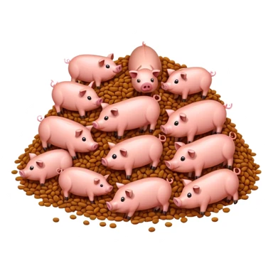 pig food  sticker